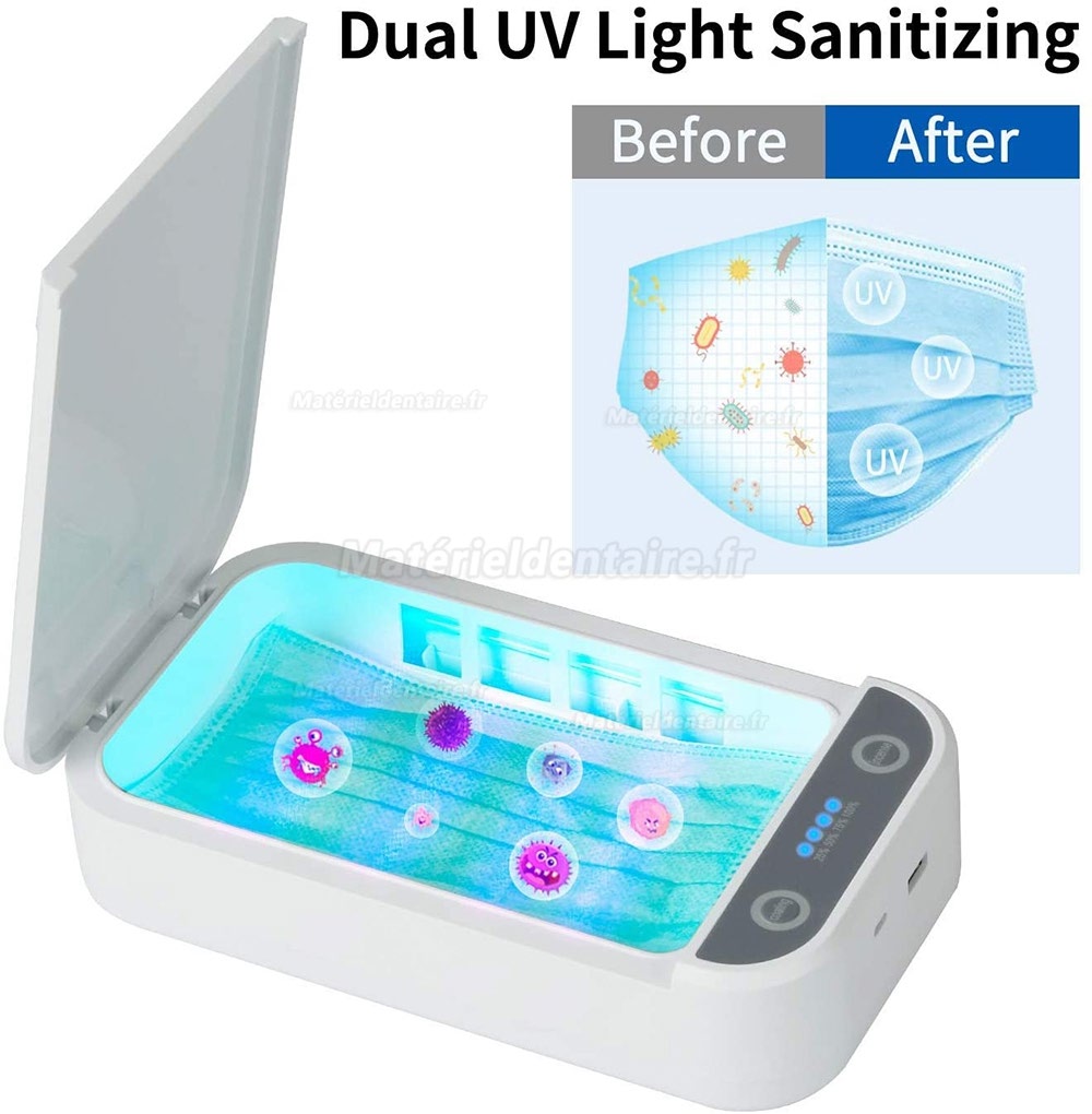 Boîte de désinfectant à lumière UV, stérilisateur Portable, fonction de  désinfection UVC, arôme, nettoyant de téléphone pour outil d'extension de  cils - AliExpress